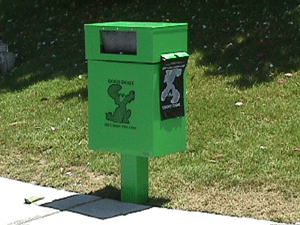 Dog Waste Disposal Container
